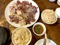 🥓หมูเจงกรีลล์ หมูย่างเตาถ่าน🥬
