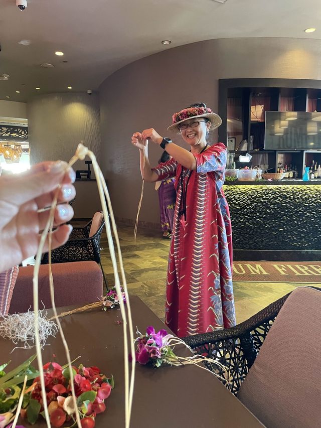 호캉스하면서 꽃팔찌 만들기🌺