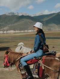 Horse riding in Shangri-La