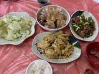 陽明山竹子湖青菜園-好吃的白斬雞必點