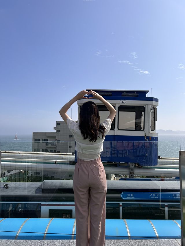 韓国/釜山【海雲台】スカイカプセルがすぐ目の前！ここでしか見れない景色を楽しめるカフェ♡