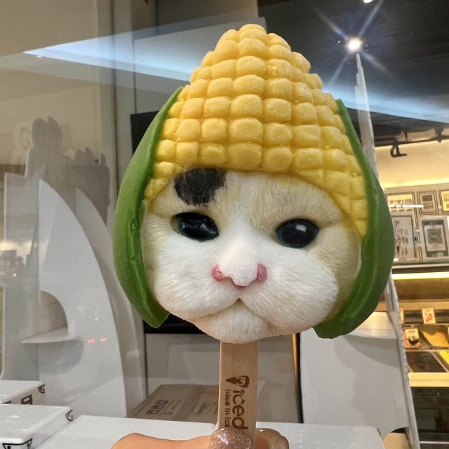 먹기 미안한 독특한 🐈고양이 아이스크림이 있는 IceDea 방콕 아이스크림 가게