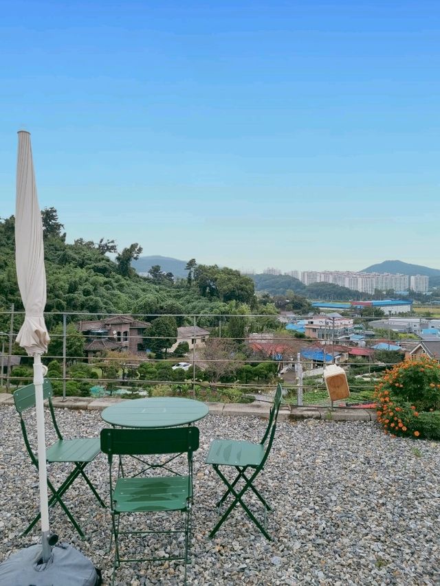 분위기 좋은 테라스에서 산책 가능!
