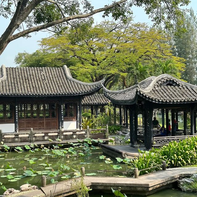 สวนจีนกลางกรุง 🇨🇳🛖