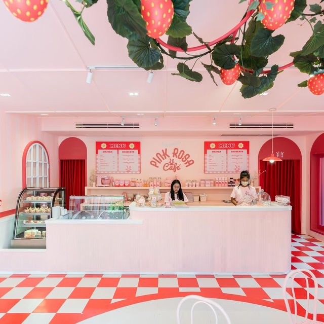 📍 Pink Rosa Cafe 🛵🌸🛍~ทองหล่อ~ 