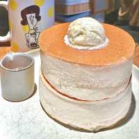 罪悪感なし？！分厚さ過去一ホットケーキ♡