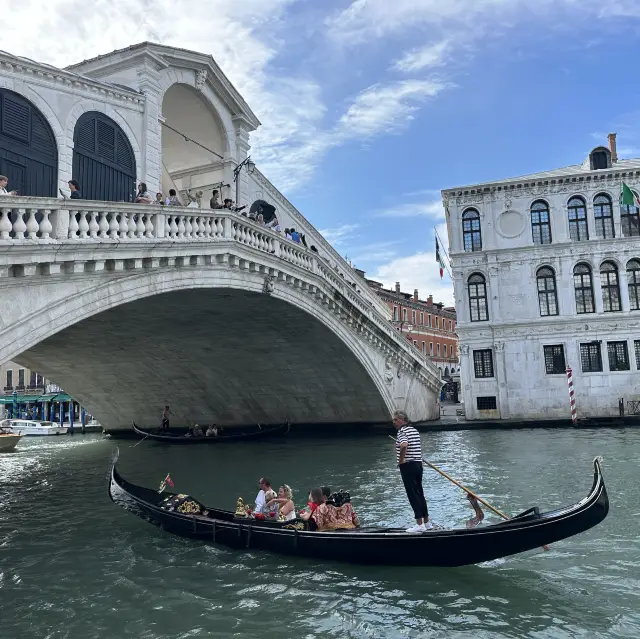 Oldest bridge in Venice, Italy