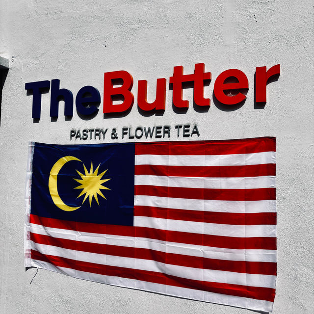 "Afternoon Tea Experience in Melaka: Delightful Butter Pastry and Aromatic Flower Tea"