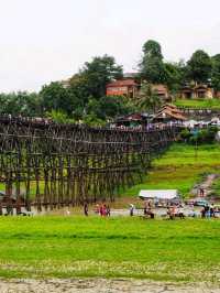 ล่องเรือชมเมืองเก่าสังขละบุรี