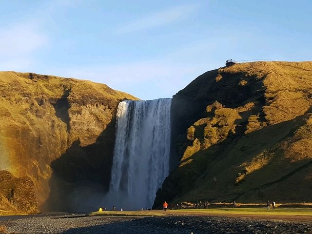 Iceland Majestic Gem: Skogafoss Waterfall