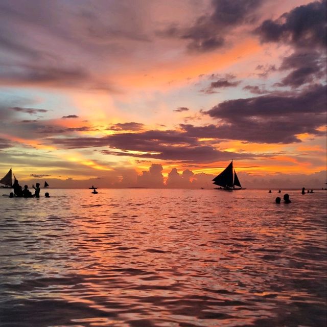 Sunsets of Boracay in Philippines are one of the best!