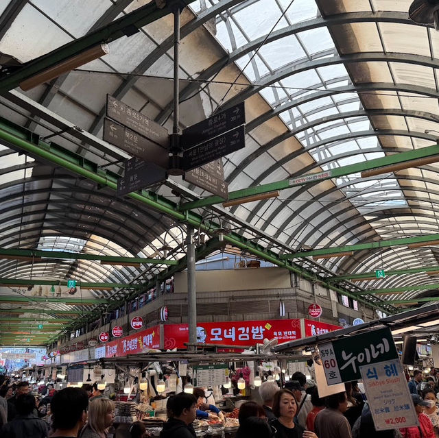 體驗首爾傳統市場的魅力 — 廣藏市場✨