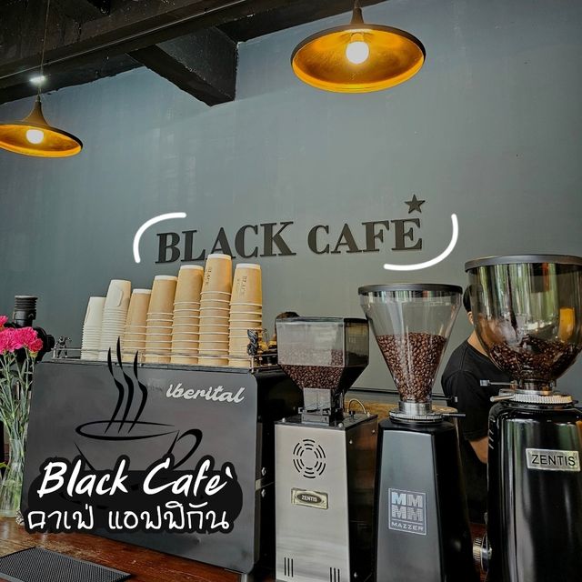 🩶 BLACK CAFE` คาเฟ่สไตล์แอฟริกัน