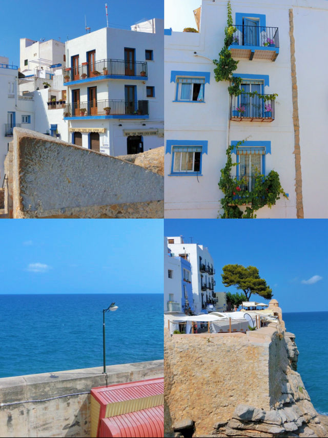 【スペイン】海に浮かぶパールホワイトの村、ペニスコラ🥺🩵🫧