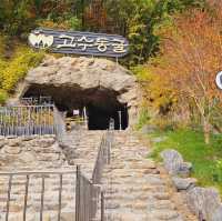 Witness the magnificient limestone formation at Gosu Cave