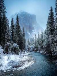 Yosemite National Park: A Snowy Christmas Wonderland