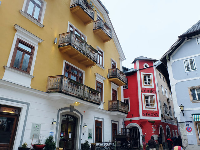 หมู่บ้านริมทะเลสาบ Hallstatt, Austria 
