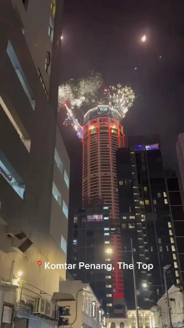 The Beautiful Fire Works at Komtar!