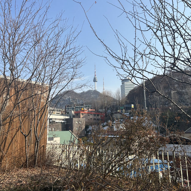 남산타워뷰 불멍하기 좋은 실내데이트 명소 💗