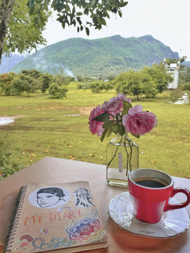 สายชา เลิฟเว่อร์ Cafe My Day Off ที่เชียงดาว 🍵🌷