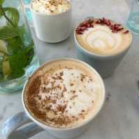 charming cafe by the seine river