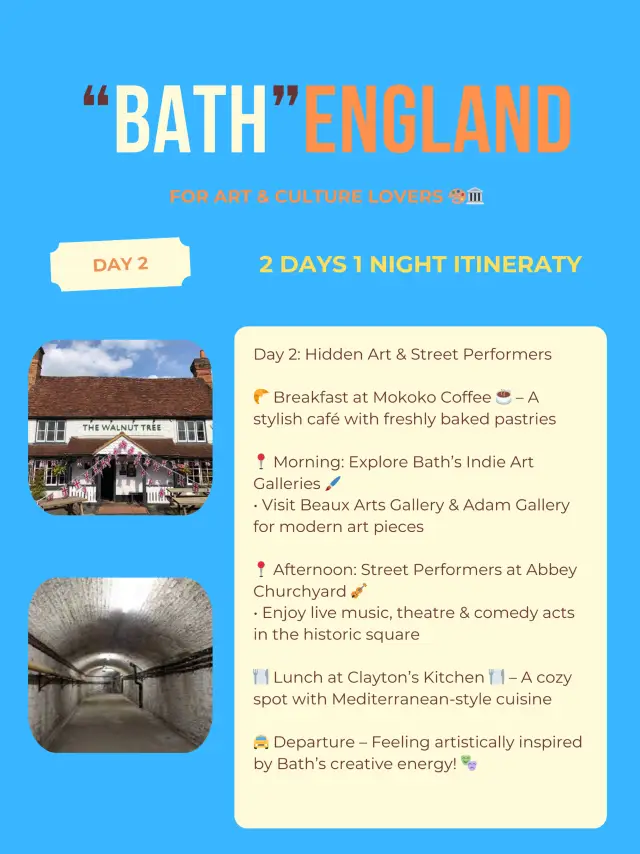Bath itinerary for First-Time Visitors 🏛️