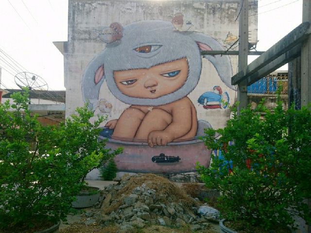 เดินชิลๆ.. ชมสตรีทอาร์ต@บ้านโป่ง