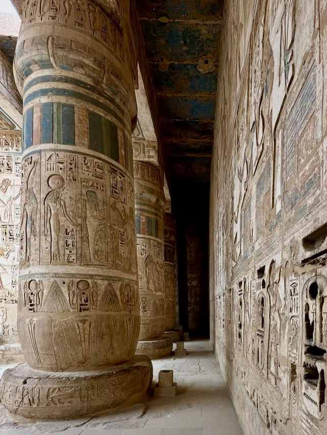 ✨ Deir el-Bahari Diaries: Pharaohs, Sandals, & a Goat’s Selfie Moment 🐐