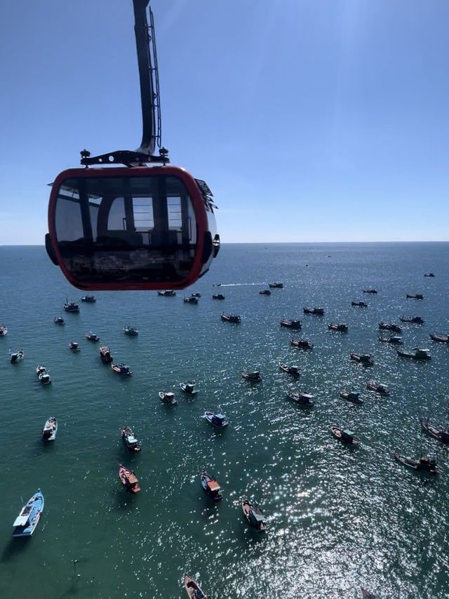 海の上を渡る🇻🇳世界最長級の絶景ケーブルカー