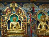 Tibetan Temple in Mysore, India—Namdroling Monastery Golden Temple