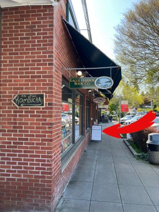A charming and cozy bookstore on Bainbridge Island, Eagle Harbor Book!