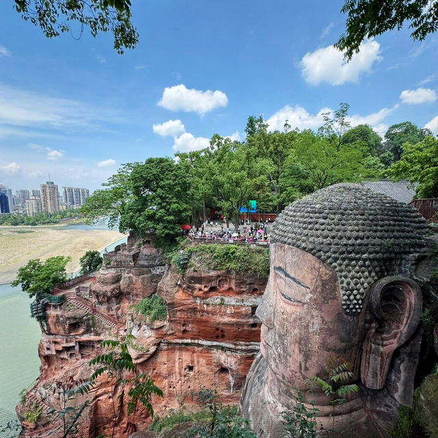 Majestic Wonder: Standing Before the Leshan Giant Buddha