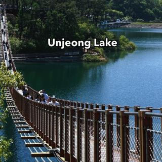 A Solo Adventure: Exploring Unjeong Lake in Korea 🌿📸