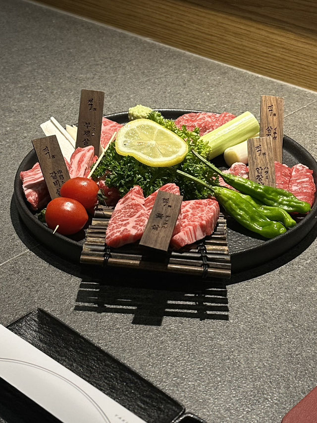 【釜山】 南浦洞 女子旅,デートにもおすすめ絶品韓牛焼肉店✨-객-