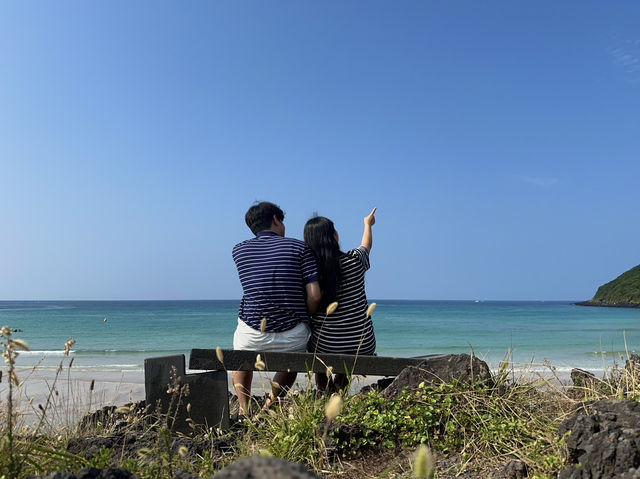 에메랄드빛 제주 바다의 정석🌊 함덕해수욕장 