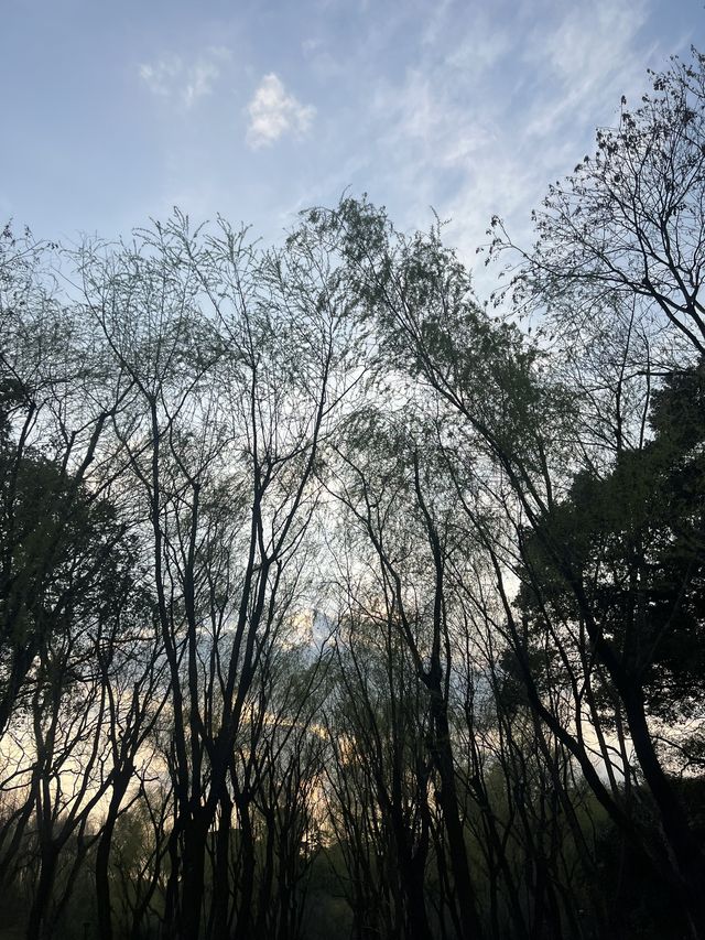 Sunset at West Lake in Hangzhou