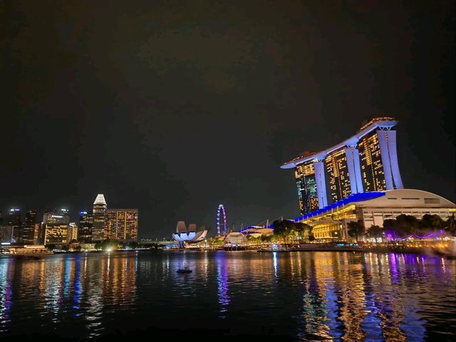 Beautiful Nightview at Marina Bay Sands 