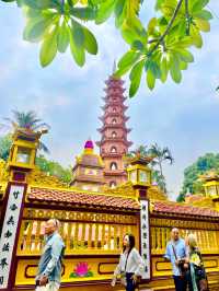 1,500년의 평온✨ 하노이 최고의 사원 – 짠꾸옥사원(Trấn Quốc Pagoda)