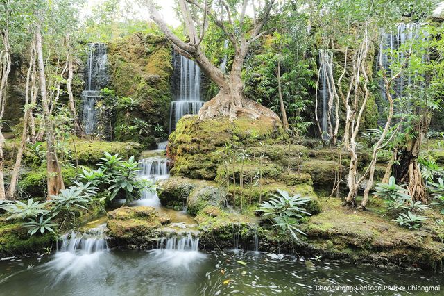 สวนช้างทองเฮอริเทจ สวนไม้โยราณเชียงใหม่
