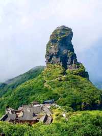 Climbing Through the Clouds at Mount Fanjing