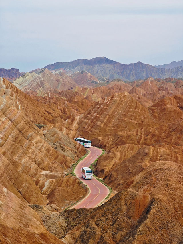 🎨 Nature’s Painted Masterpiece — Zhangye Colorful Danxia