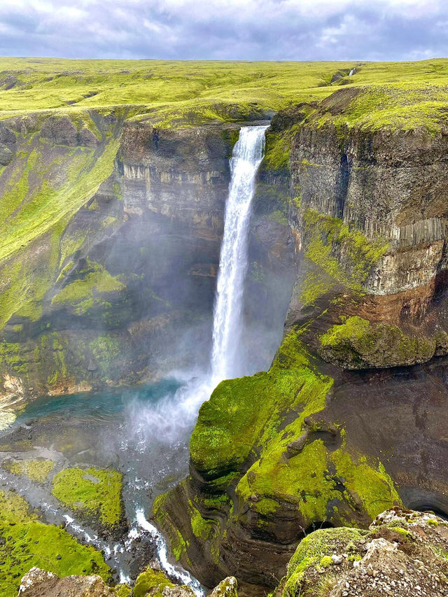 【Háifoss｜冰島瀑布的壯麗與靜謐