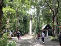 เที่ยว “วัดอุโมงค์” ฟิลฤดูฝน เขียวชื่นใจ