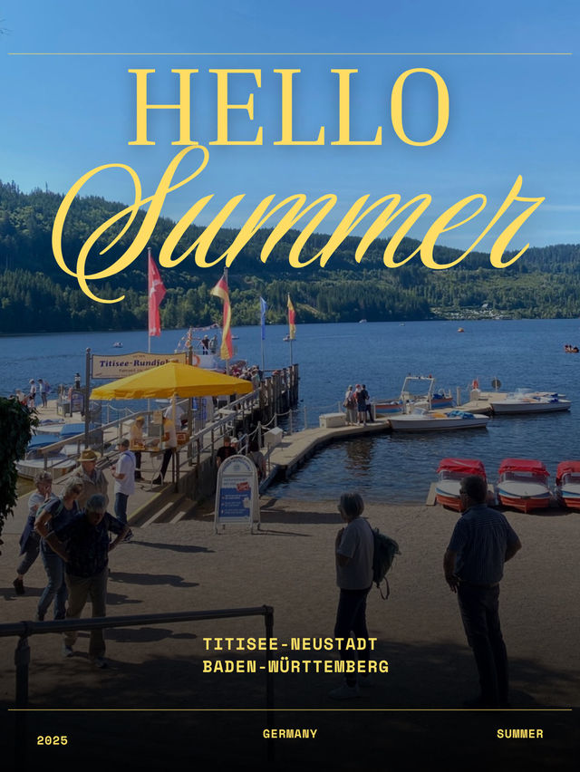 🌞 ฮัลโหลซัมเมอร์! ที่ Titisee เยอรมนี 🌞 ฮัลโหลซัมเมอร์! ที่ Titisee เยอรมนี