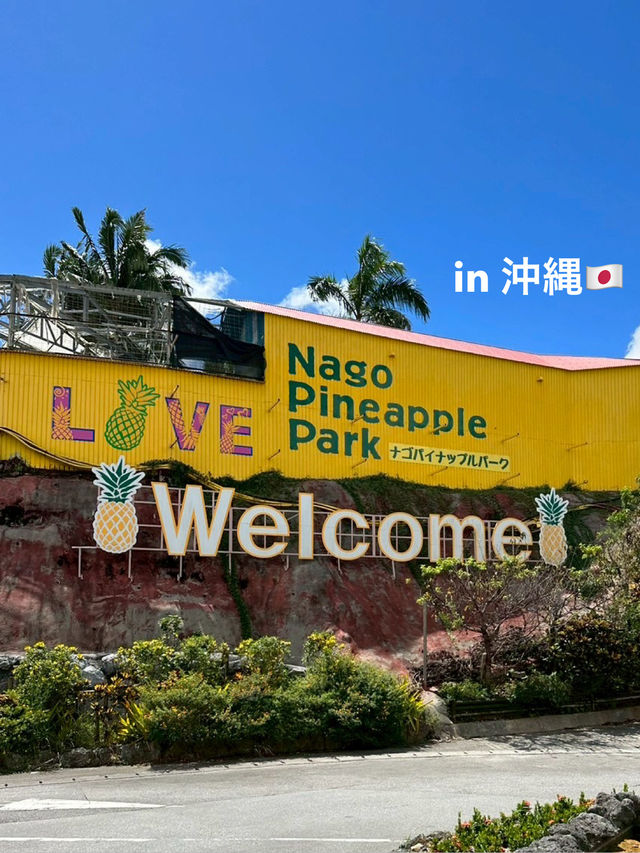 【沖縄🇯🇵】ナゴパイナップルパーク🍍💛🦖