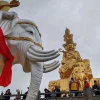 Mount Emei's Golden Summit: The Sacred Realm of Samantabhadra's Vows