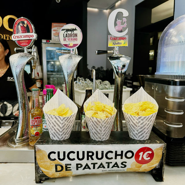 コスパ良し！ミニサンドイッチとビール🍻【Cervecería 100 Montaditos】