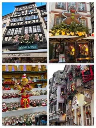 #christmasmarket
🎄❄️ Strasbourg Christmas Market – Europe’s Magical Holiday Town 🇫🇷

Strasbourg comes alive in winter with twinkling lights, charming wooden stalls, and the aroma of mulled wine and gingerbread. Stroll along historic streets and romantic canals while enjoying festive music, local treats, and handmade gifts. Every corner radiates holiday cheer — perfect for couples, families, and anyone chasing Christmas magic. ✨


---

🎁 Highlights
🏘️ Festive old-town streets
☕ Warm drinks & spiced wine
🍪 Traditional Alsatian sweets
🎶 Christmas carols & live music
🛍️ Handcrafted gifts & ornaments
📸 Picture-perfect festive moments


---

📍 Top Spots
🏛️ Place Kléber – Central Christmas tree
🕍 Place Broglie – Crafts & decorations
🌉 Petite France – Romantic illuminated canals
🏰 Place Gutenberg – Food stalls & holiday music


---

🚇 Getting There
✈️ Fly to Strasbourg International Airport (SXB)
🚆 Train from Paris or nearby cities (~2 hours)
🚶 Markets are walking distance within the old town


---

💭 Final Feel
Strasbourg Christmas Market is cozy, magical, and full of festive charm — a must-visit winter wonderland in Europe. ❄️❤️


---

#travel #thingstodo #familytravel #couplestrip #staycation #Strasbourg #ChristmasMarket #WinterEurope #FestiveVibes #EuropeInWinter

