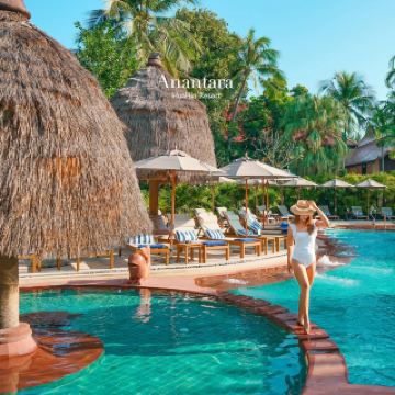 발리에서 머무는 듯한 느낌을 주는 고급 숙소, 조용하고 평화로운 바다와 함께