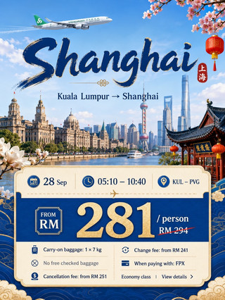 ✨ SHANGHAI FROM RM281?! A CITY TRIP THAT FEELS LIKE TWO WORLDS IN ONE 🇨🇳✈️